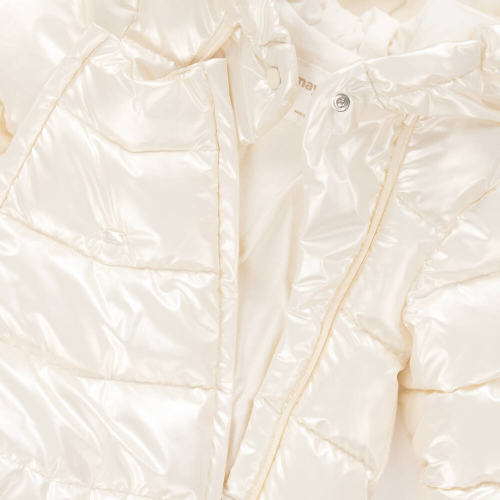 Mayoral Для новорожденных-Зимний кремовый комбинезон для девочек | Childrensalon Outlet