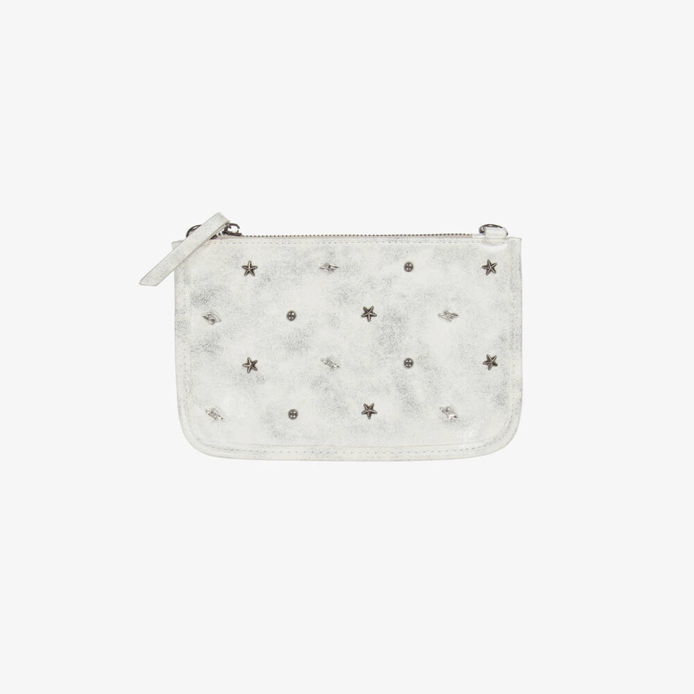 Mayoral-Girls Glittering Silver Shoulder Bag | Childrensalon Outlet