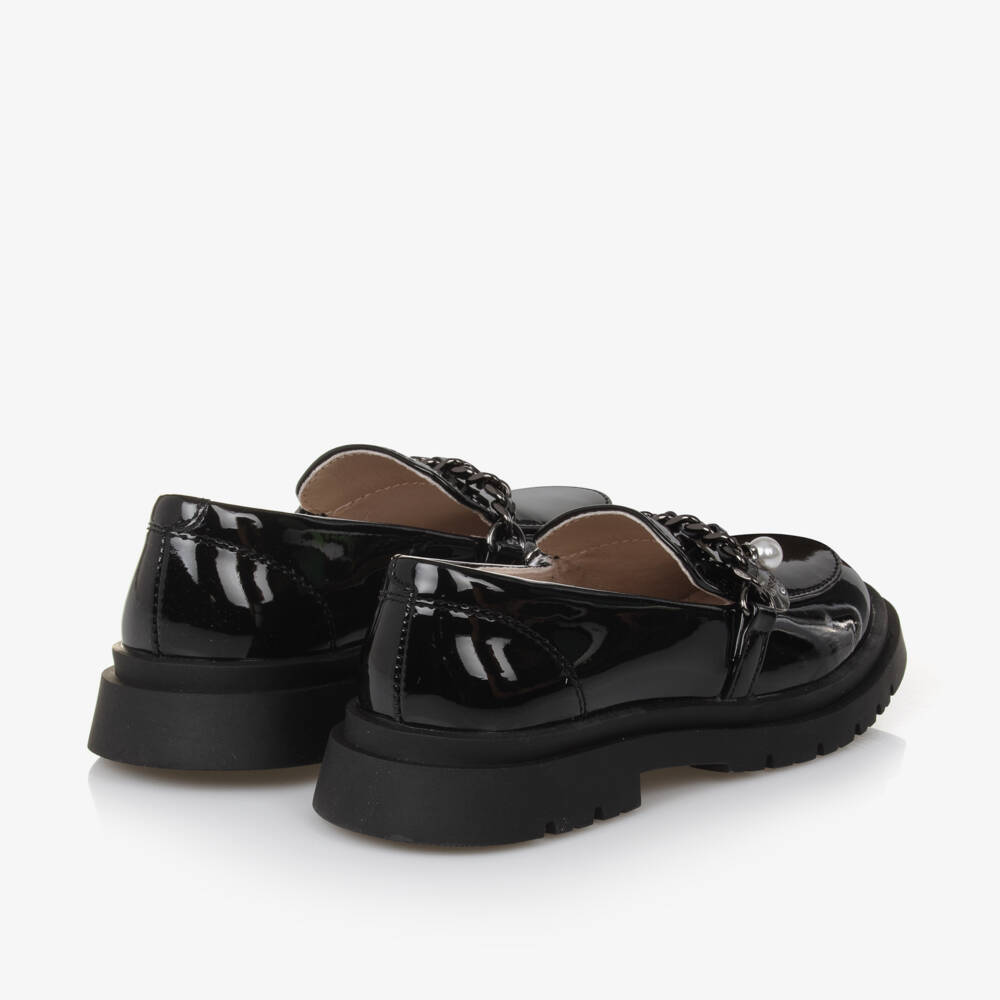 Mayoral-Черные лоферы из лакированной искусственной кожи для девочек | Childrensalon Outlet