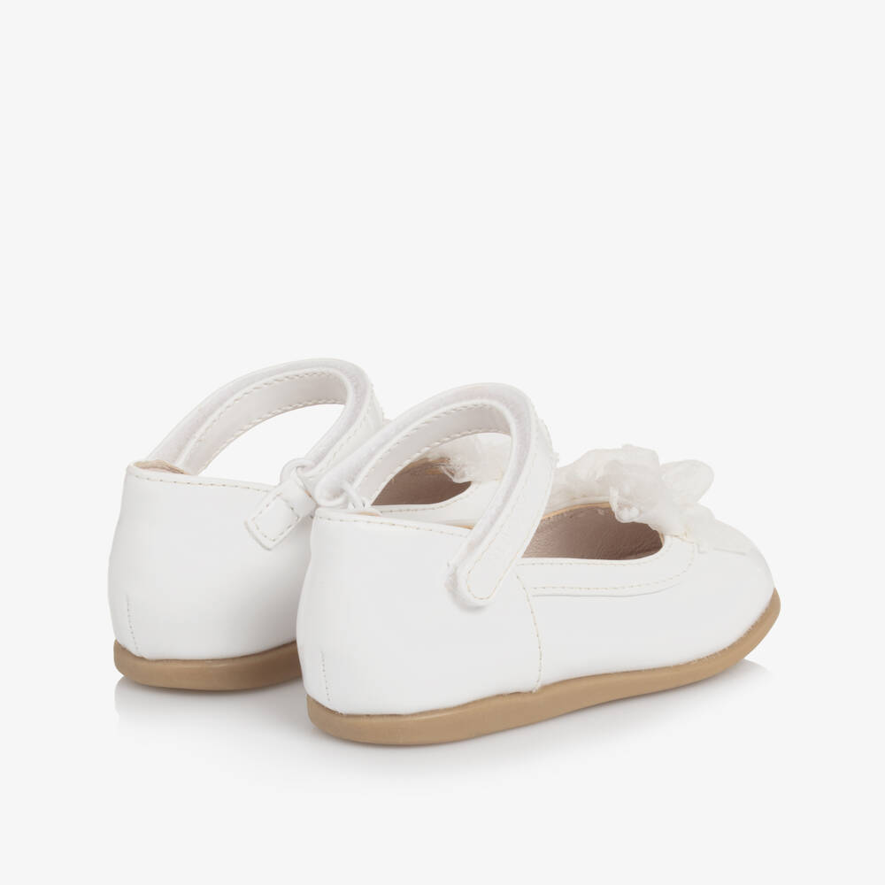 Mayoral-Лакированные кремовые балетки для девочек | Childrensalon Outlet