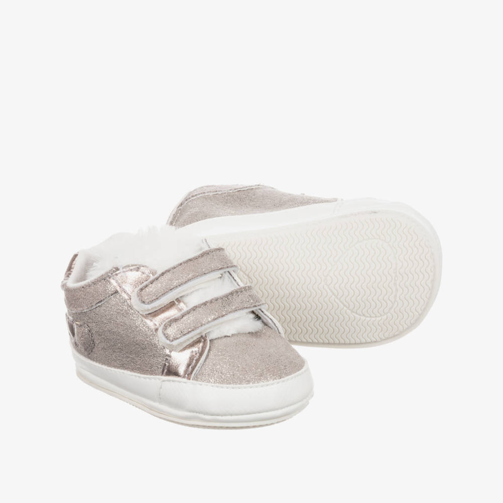 Mayoral Newborn-Girls Gold Pre-Walker Shoes | Childrensalon Outlet