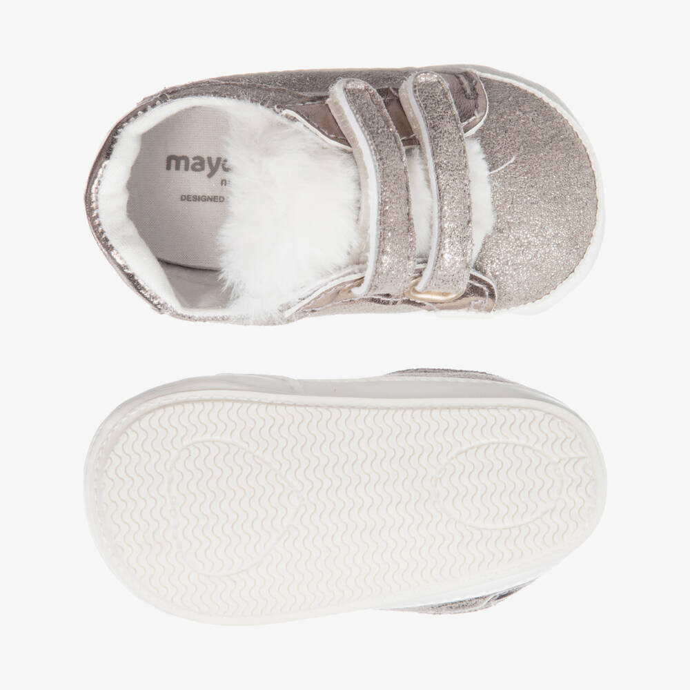 Mayoral Newborn-Girls Gold Pre-Walker Shoes | Childrensalon Outlet