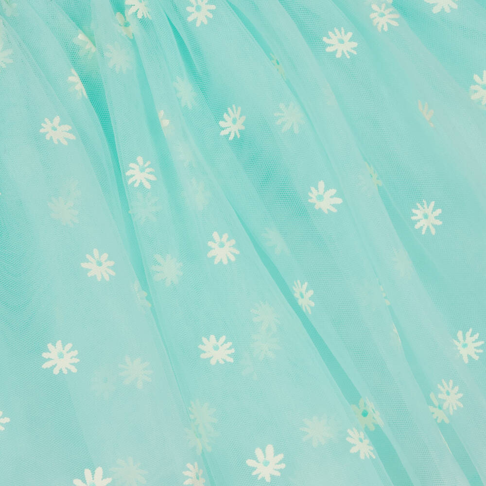 Mayoral-Girls Green Floral Tulle Skirt Set | Childrensalon Outlet