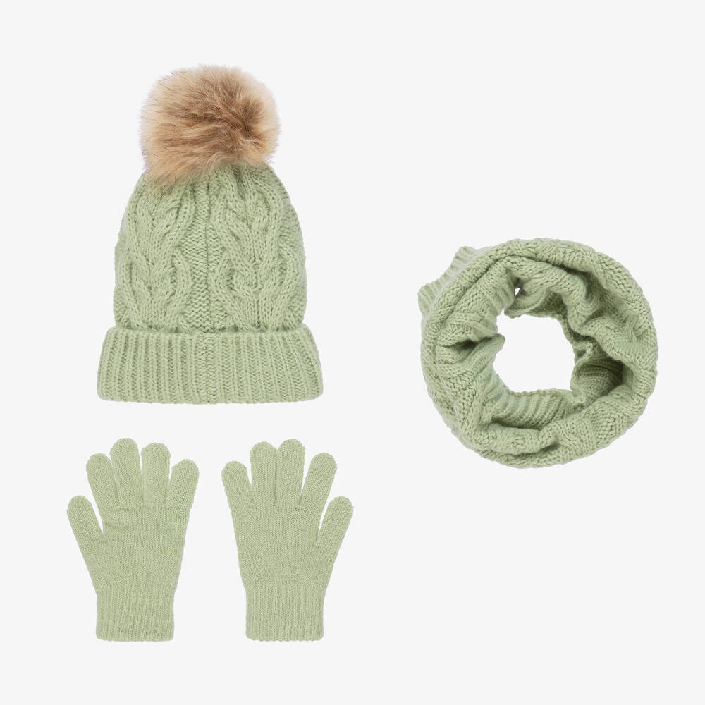 Girls green hat 2025