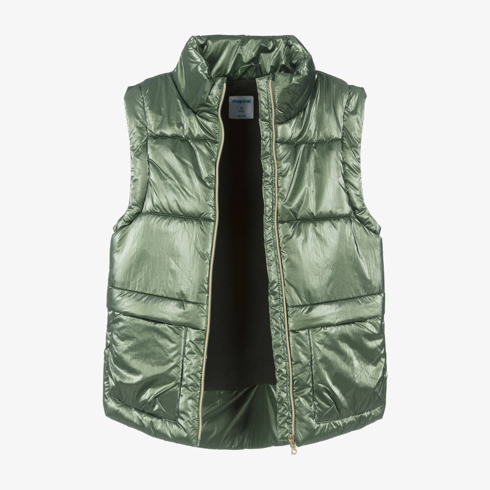 مايورال-جيليه مبطن لون أخضر للبنات | Childrensalon Outlet