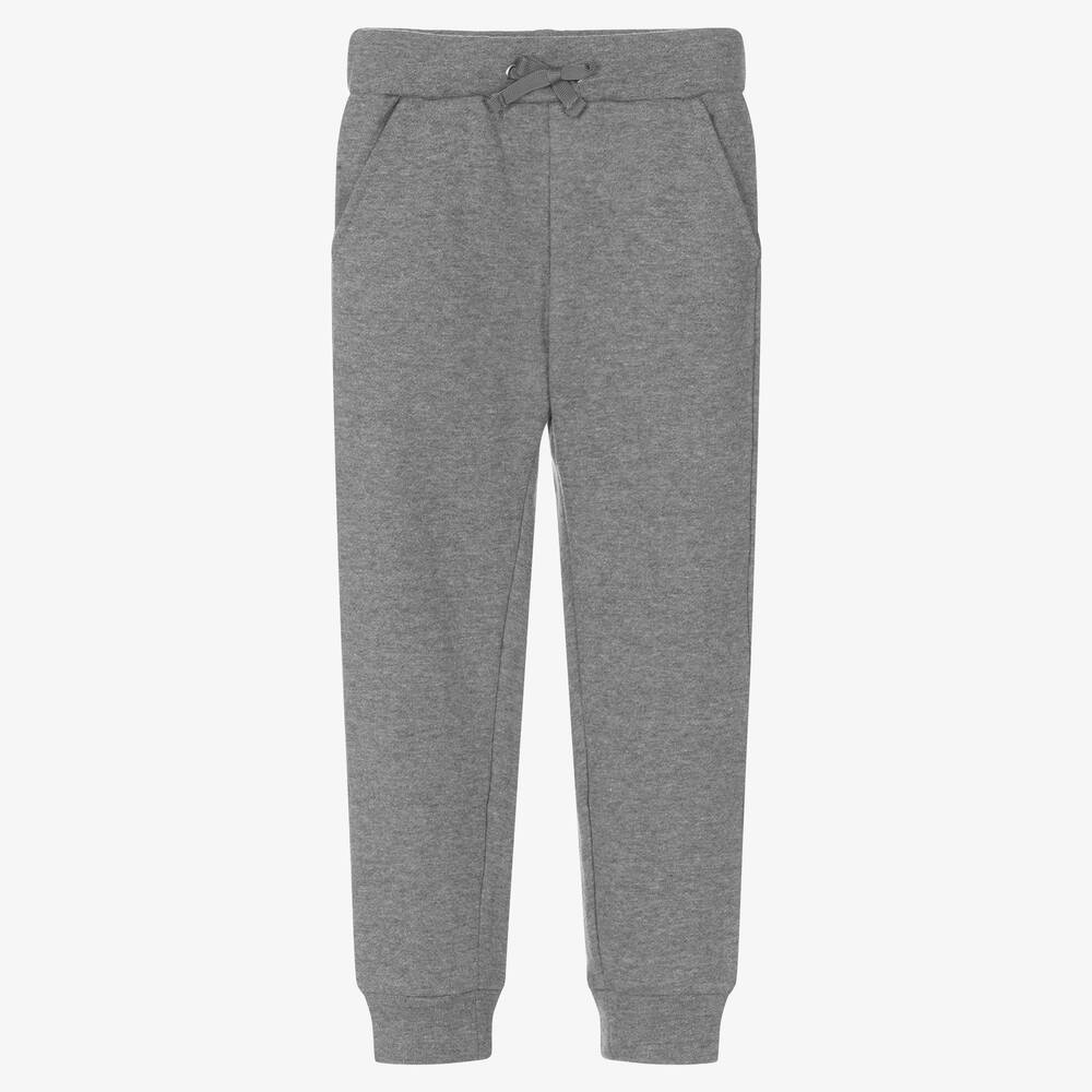 Mayoral-Girls Grey Cotton Joggers | Childrensalon Outlet