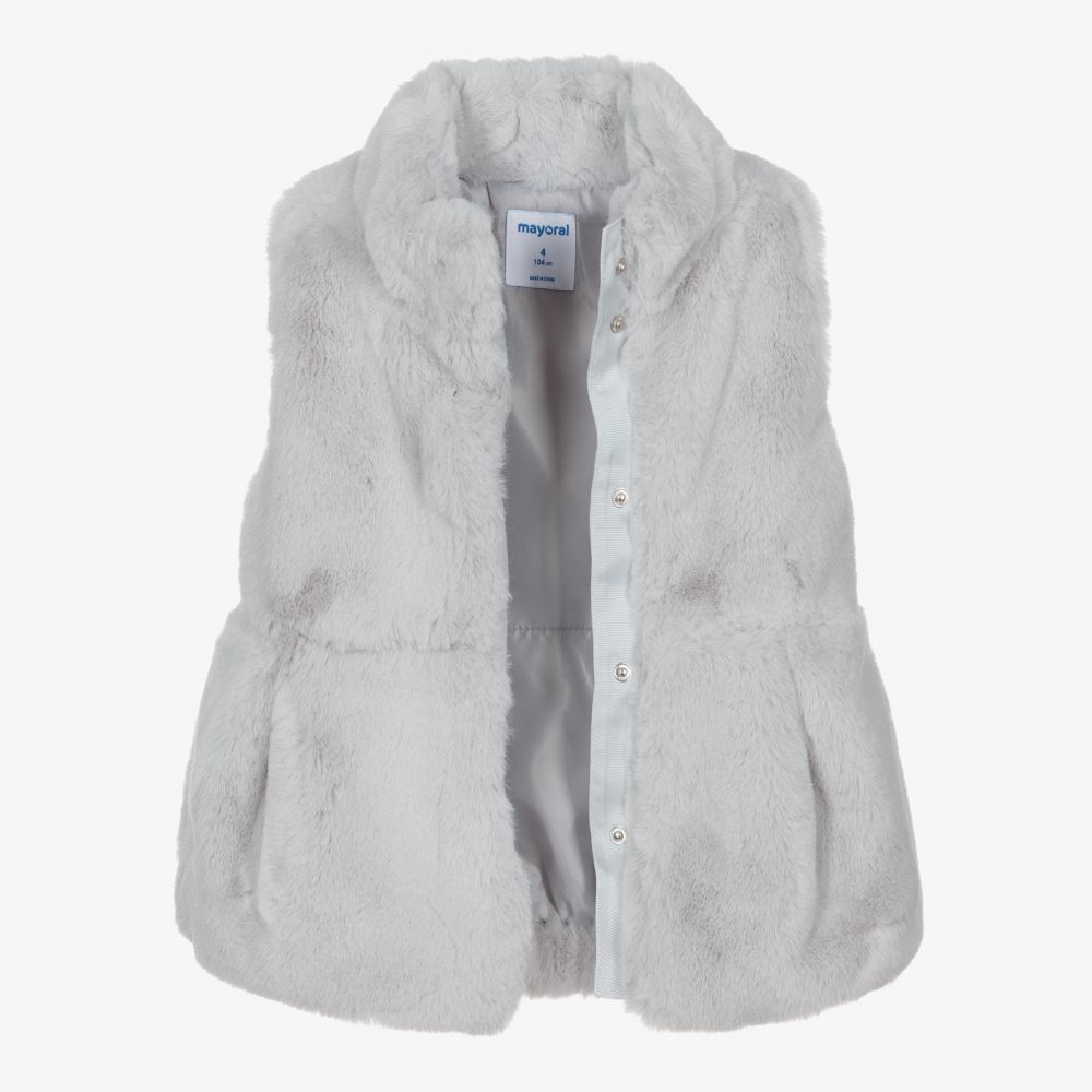 Girls grey gilet deals
