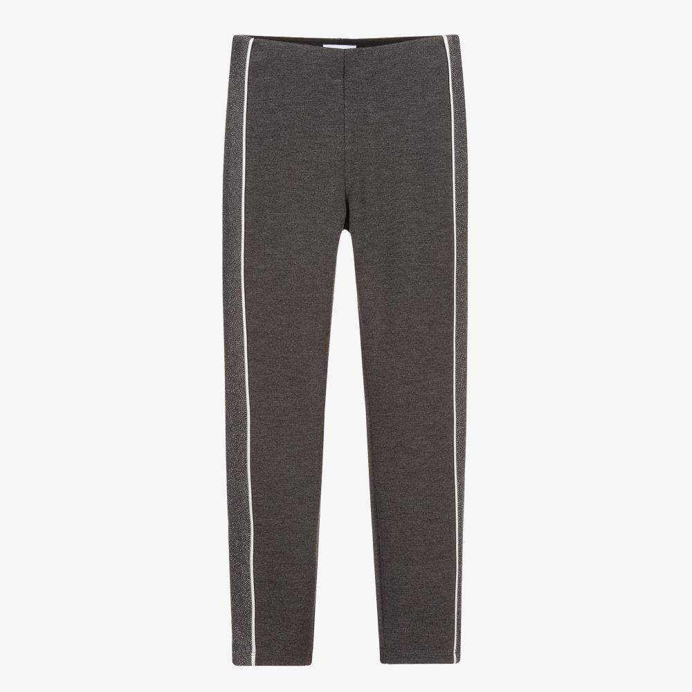 Mayoral - Girls Grey Jersey Leggings | Childrensalon