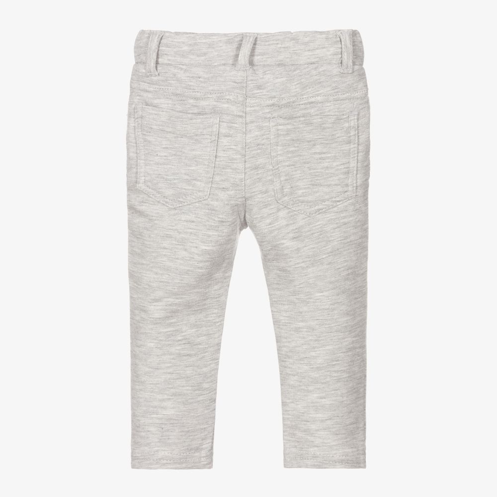 Mayoral-Girls Grey Jersey Trousers | Childrensalon Outlet