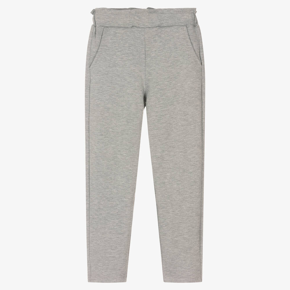 Mayoral - Pantalon gris en jersey Fille | Childrensalon