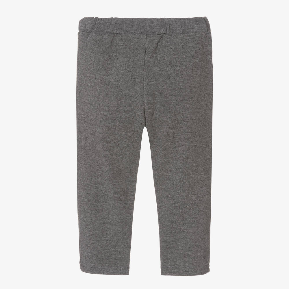Mayoral-Girls Grey Jersey Trousers | Childrensalon Outlet