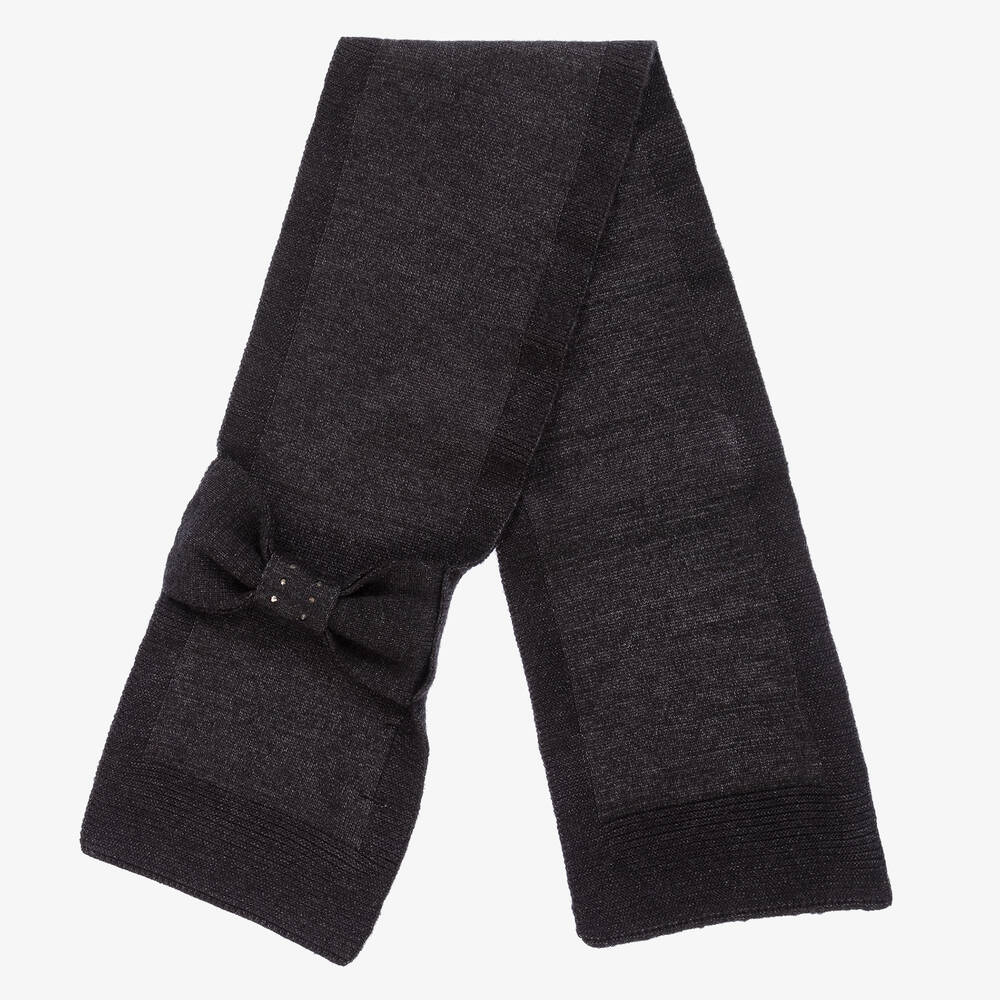 Mayoral-Серая вязаная шапка и шарф | Childrensalon Outlet