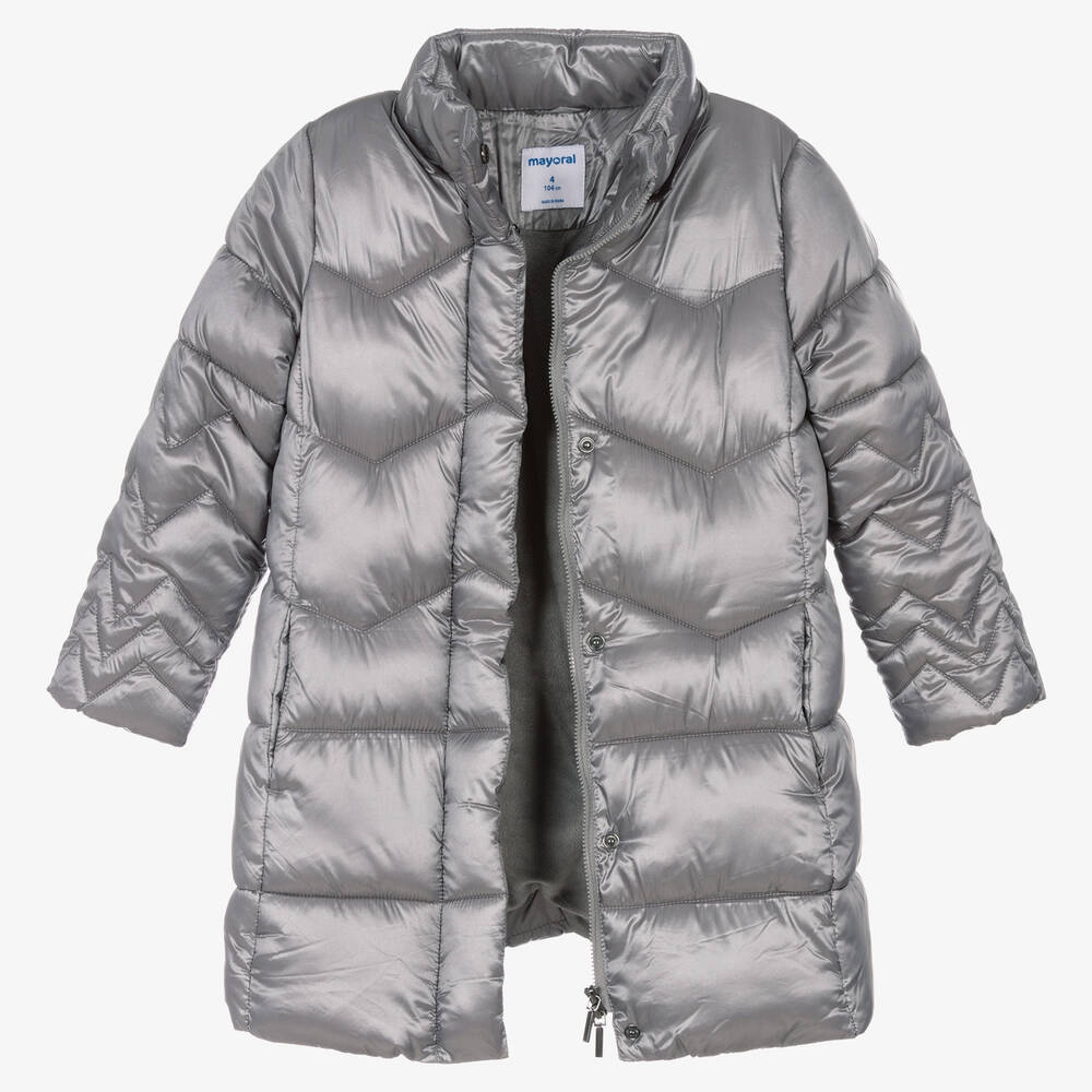 Kids long puffer jacket store