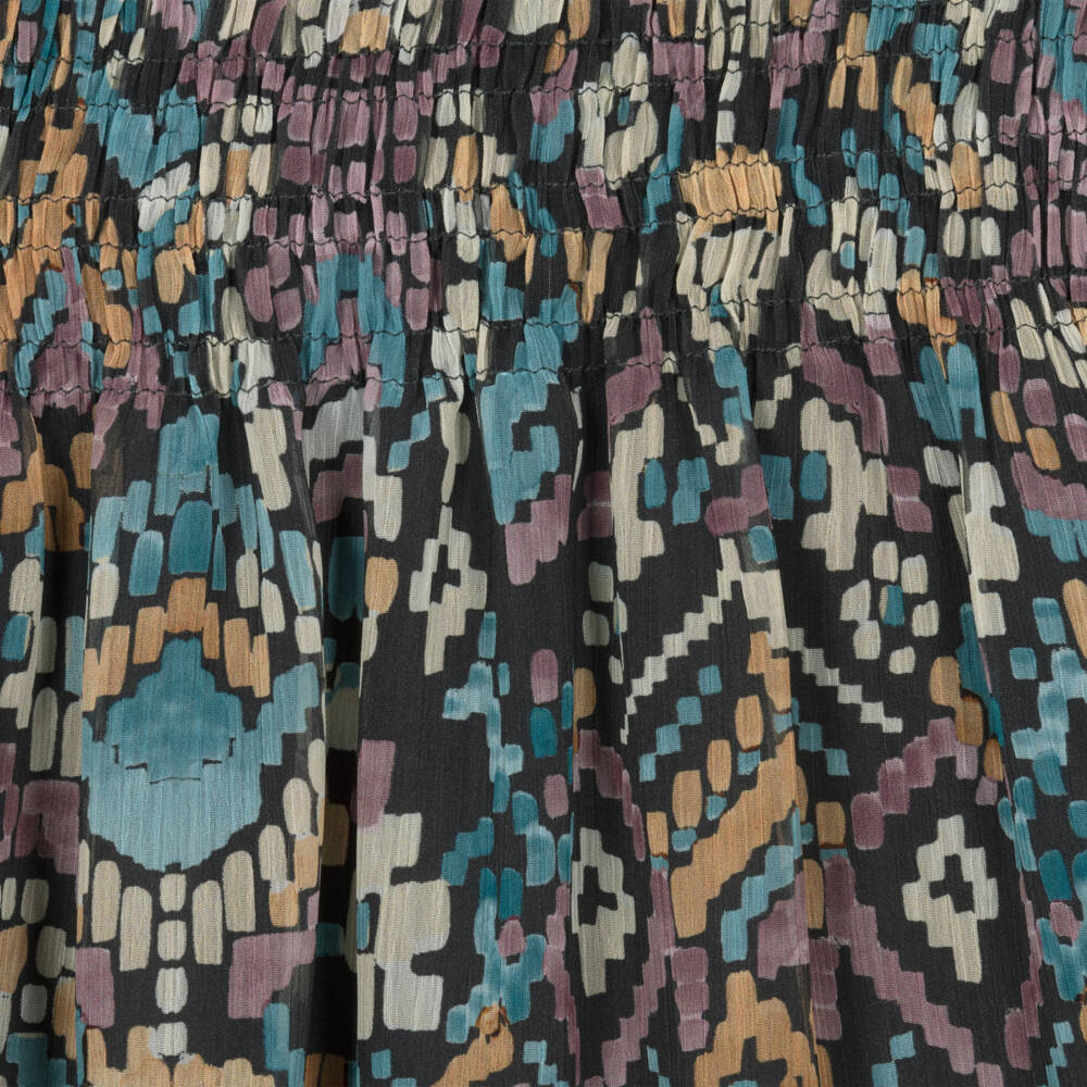 Mayoral-فستان شيفون بطبعة ملونة | Childrensalon Outlet