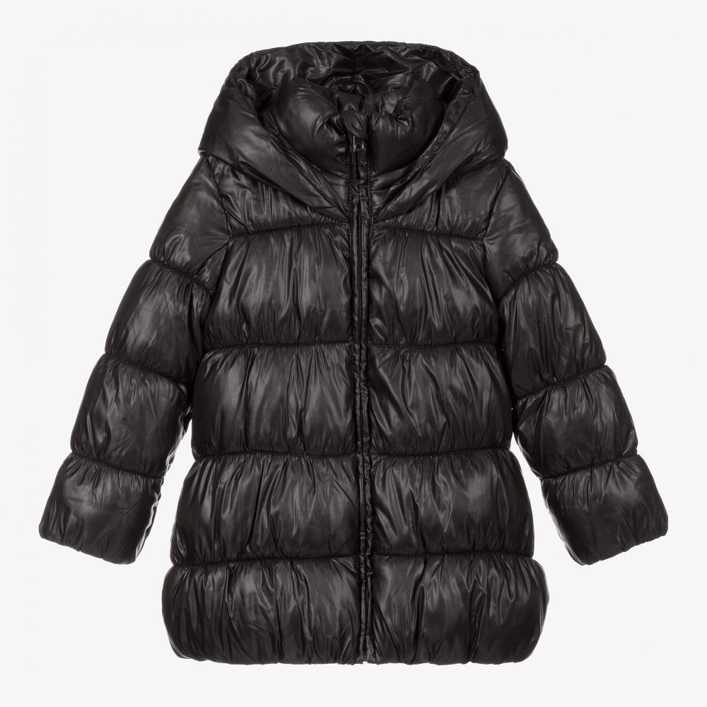 Mayoral - Girls Grey Puffer Coat | Childrensalon