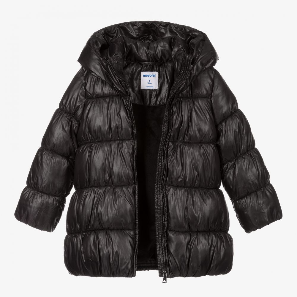 Mayoral-Серый пуховик для девочек | Childrensalon Outlet