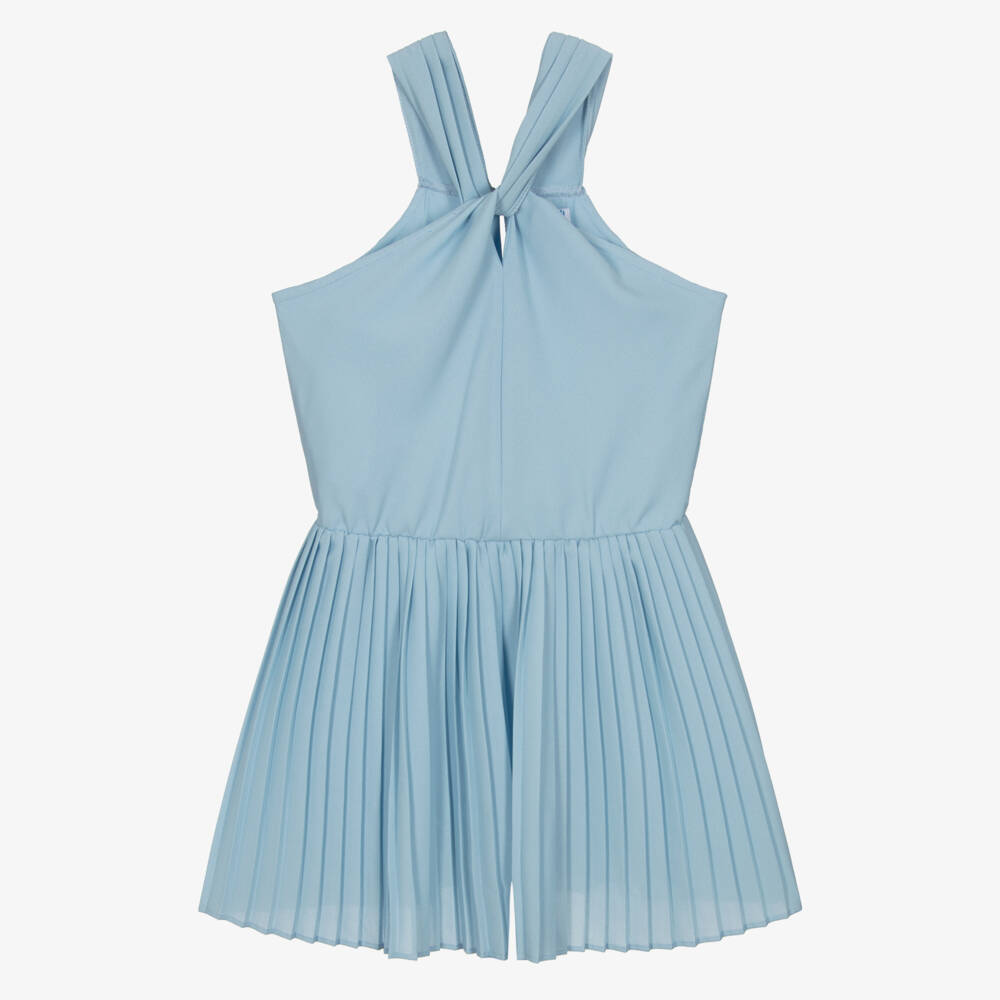 Mayoral-Girls Halter Neck Crêpe Romper | Childrensalon Outlet
