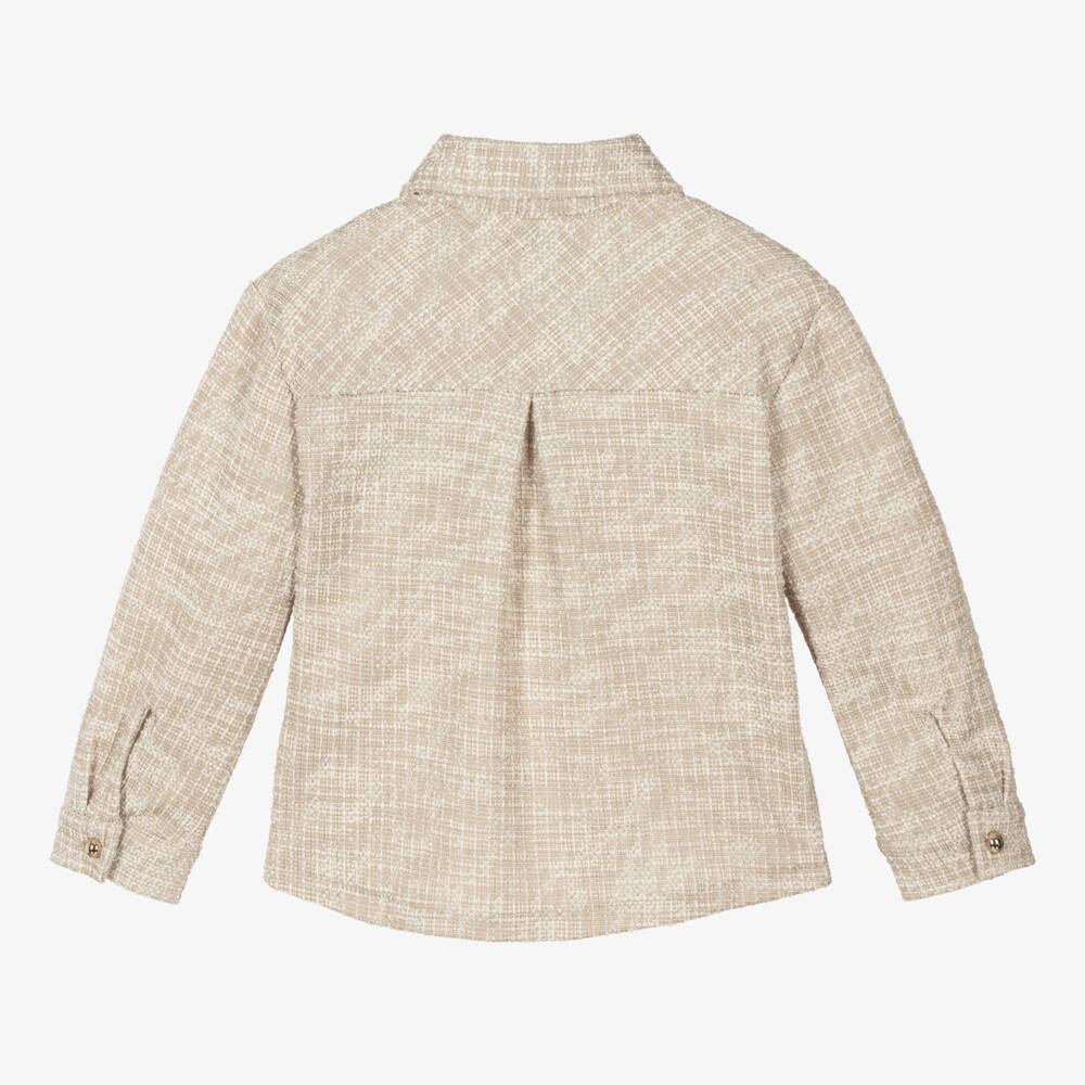 مايورال-قميص لون بيج وعاجي للبنات | Childrensalon Outlet