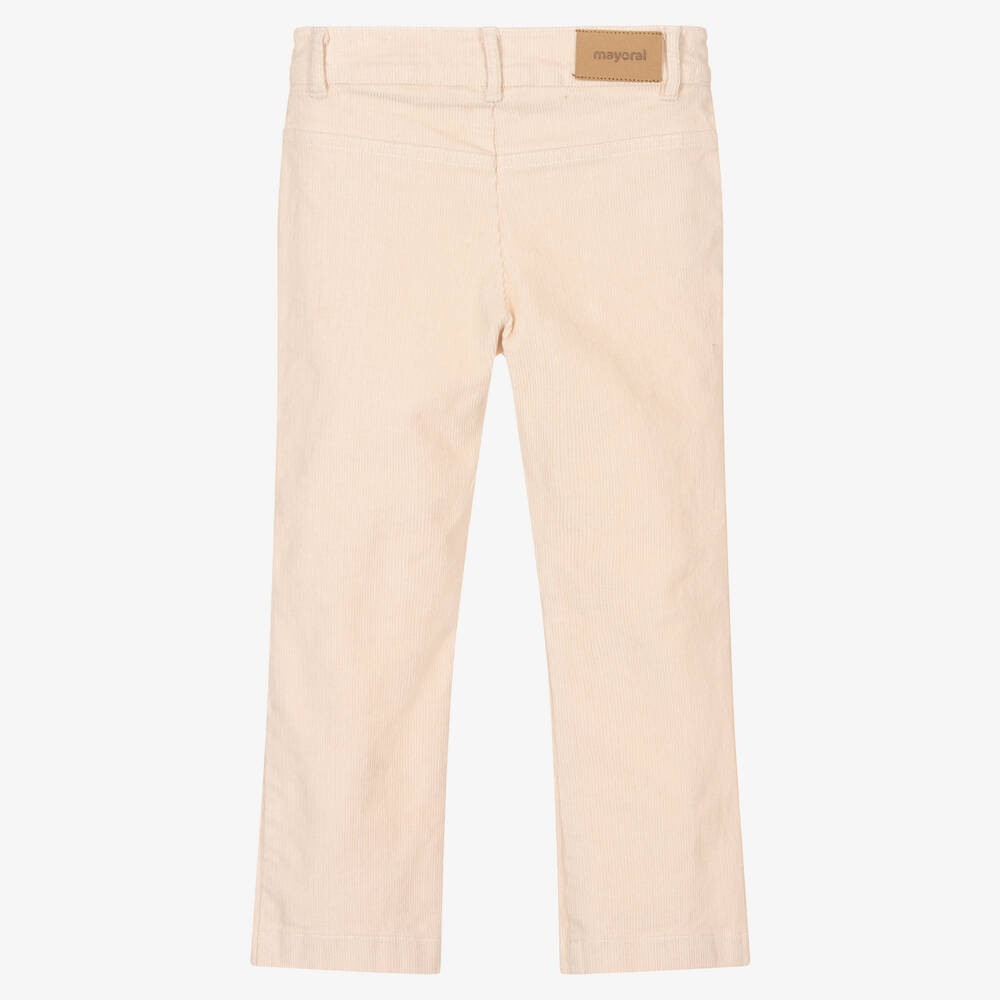 مايورال-بنطلون قطن كوردروي لون عاجي للبنات | Childrensalon Outlet