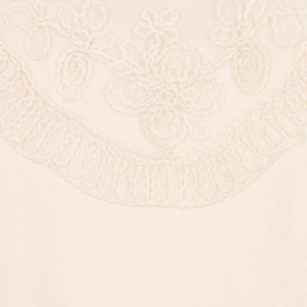 Mayoral-Кремовый хлопковый свитшот для девочек | Childrensalon Outlet