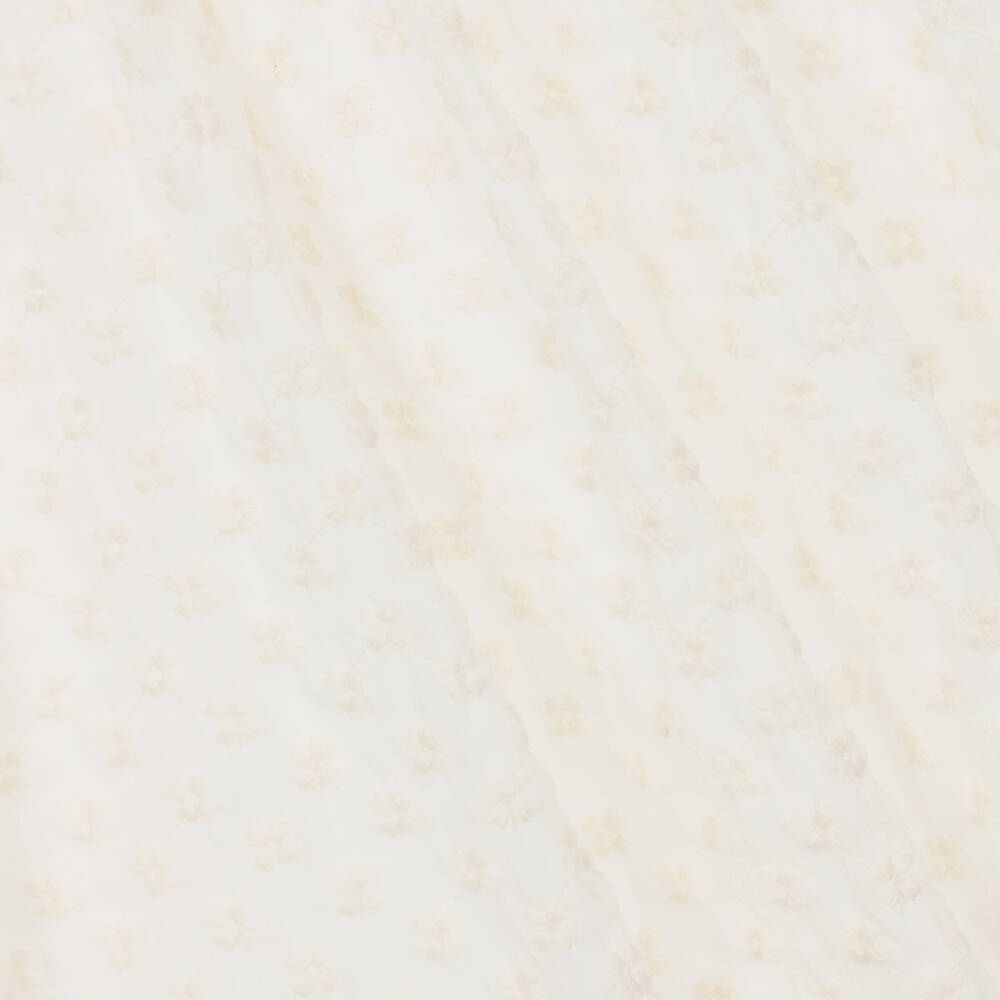 Mayoral-Girls Ivory Embroidered Floral Dress | Childrensalon Outlet