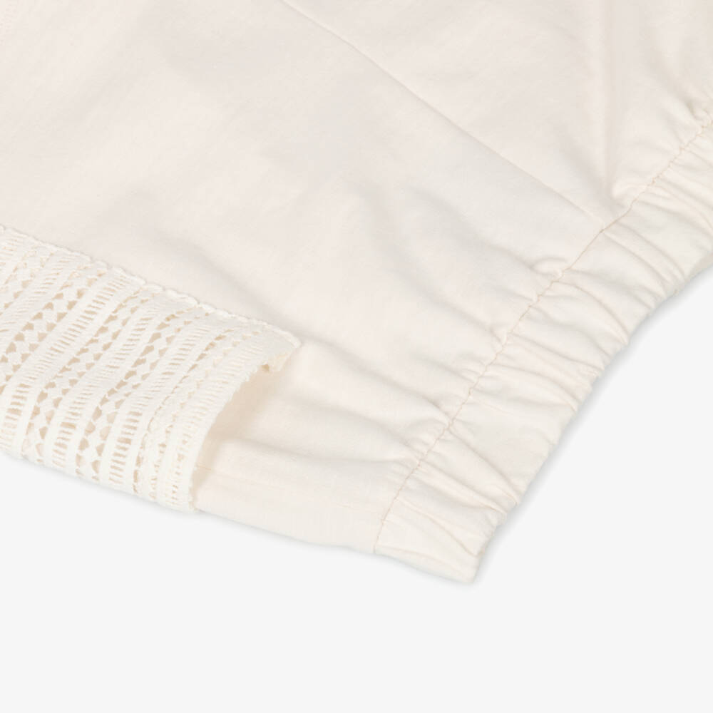 Mayoral-Girls Ivory Ensemble with Shorts | Childrensalon Outlet