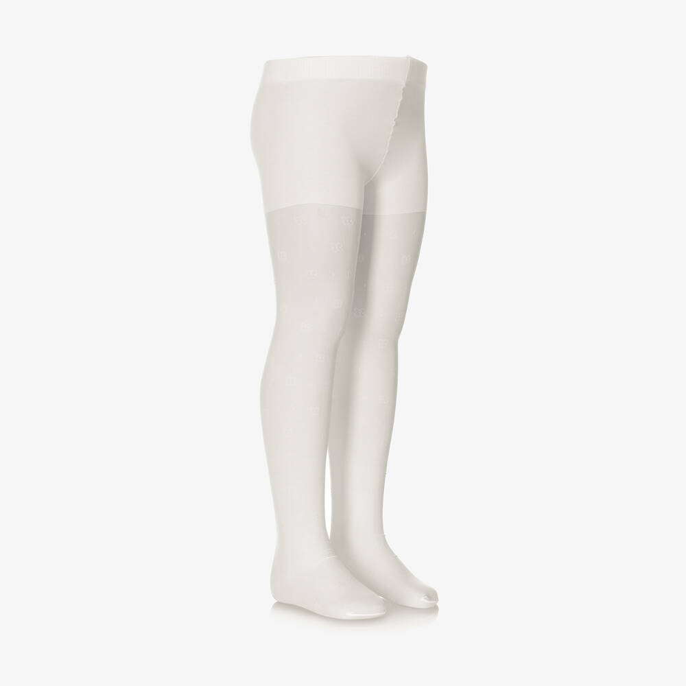 Ivory tights for flower girl 2025