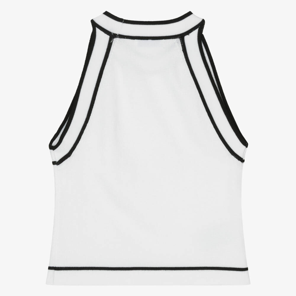 Mayoral-Girls Ivory Halter Knit Tank | Childrensalon Outlet