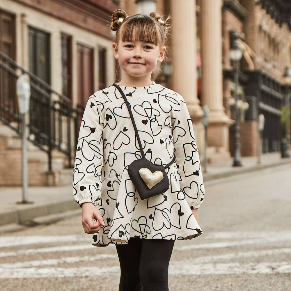 Mayoral-Girls Ivory Heart Ensemble | Childrensalon Outlet