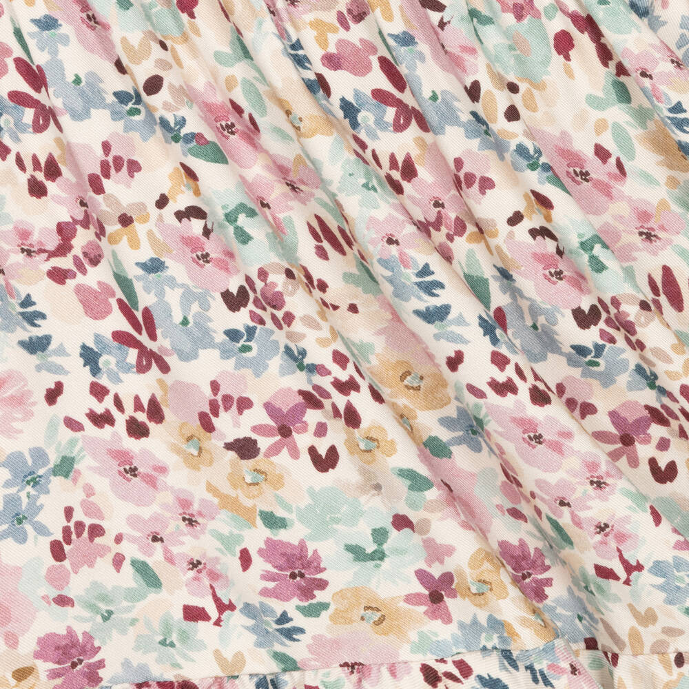 Mayoral-Girls Ivory Multi Floral Dress | Childrensalon Outlet