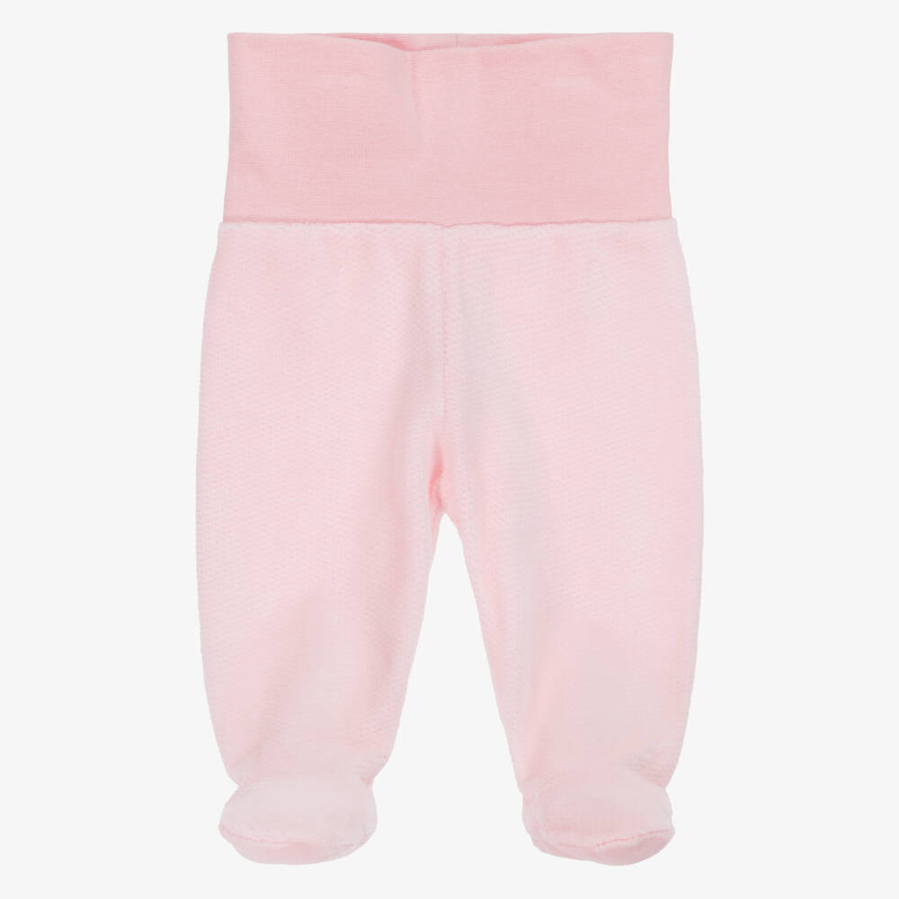 Mayoral Newborn-Girls Ivory & Pink 2 Piece Babygrow with Dots | Childrensalon Outlet