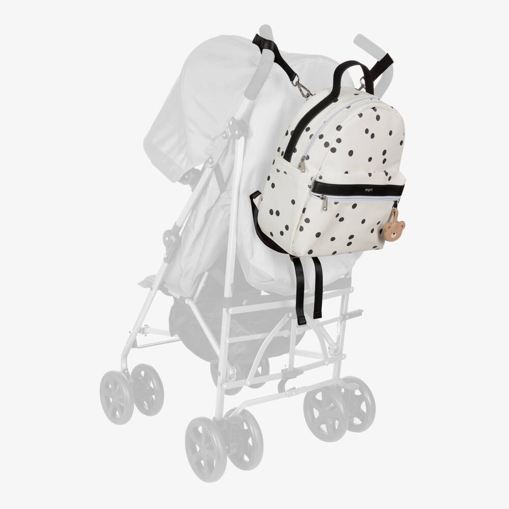 Mayoral-Girls Ivory Polka Dot Backpack | Childrensalon Outlet