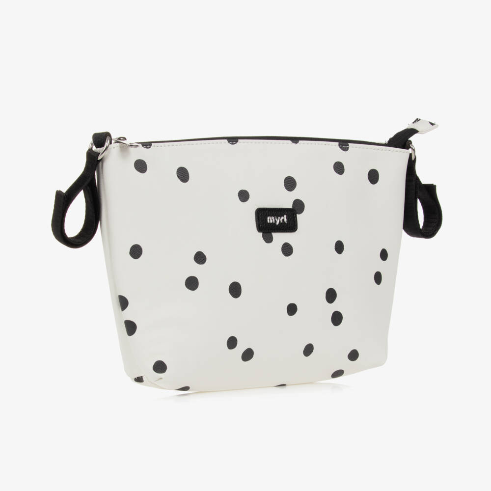 Mayoral-Girls Ivory Polka Dot Bag | Childrensalon Outlet