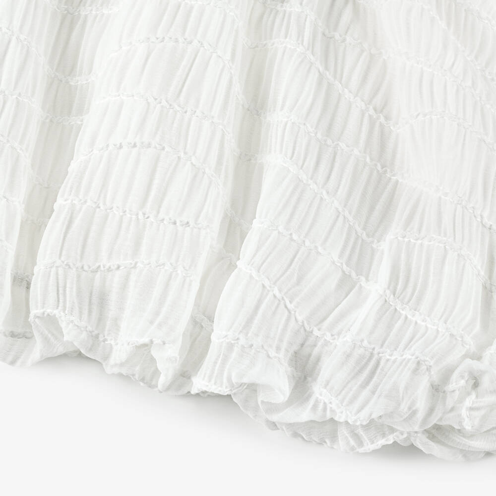 Mayoral-Girls Ivory Puff Skirt Dress | Childrensalon Outlet