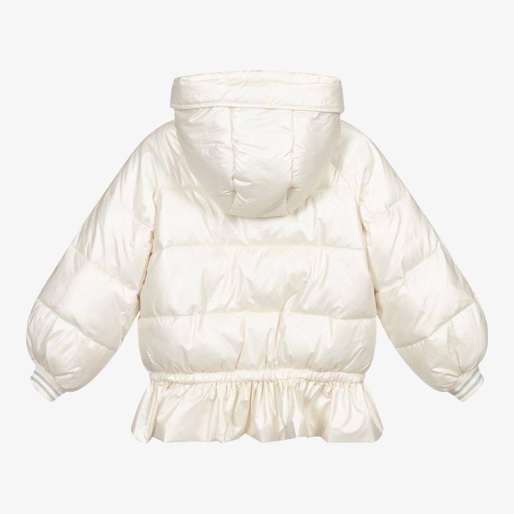 Mayoral-Кремовый пуховик для девочек | Childrensalon Outlet