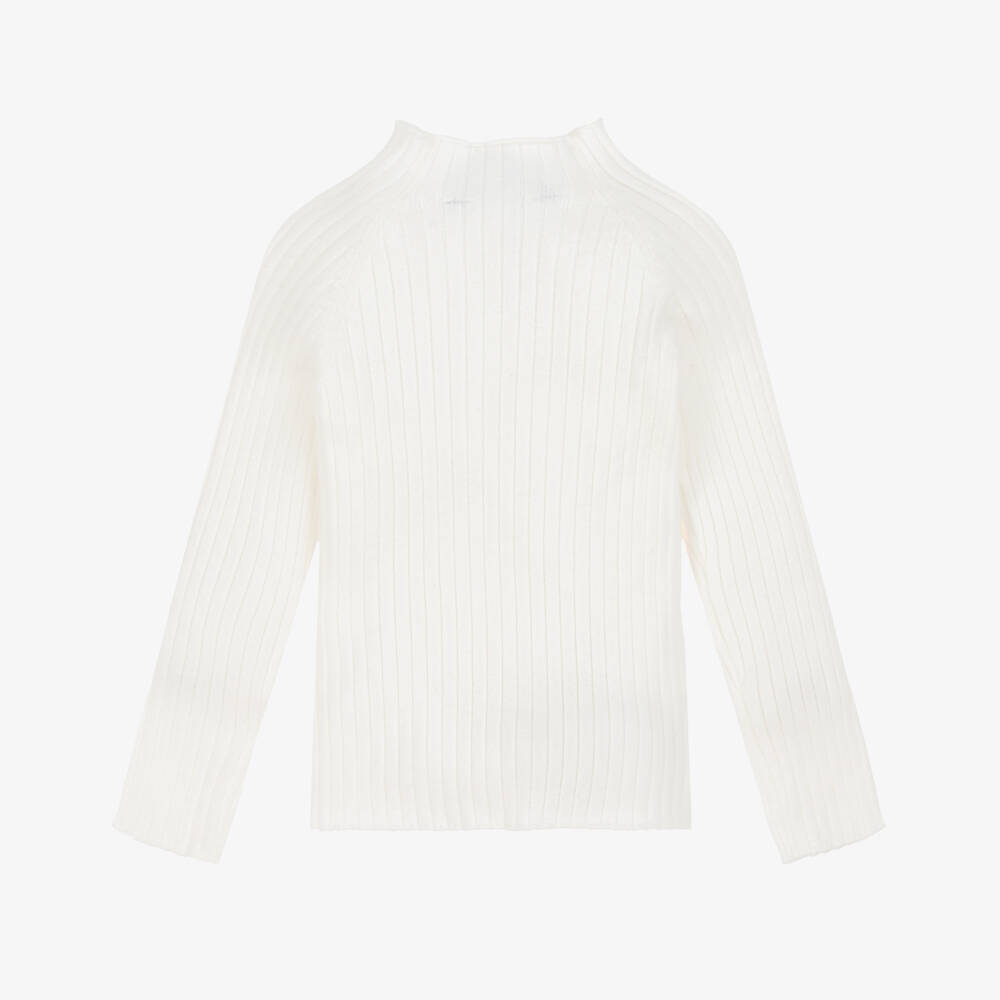 Mayoral-توب بياقة لون عاجي للبنات | Childrensalon Outlet