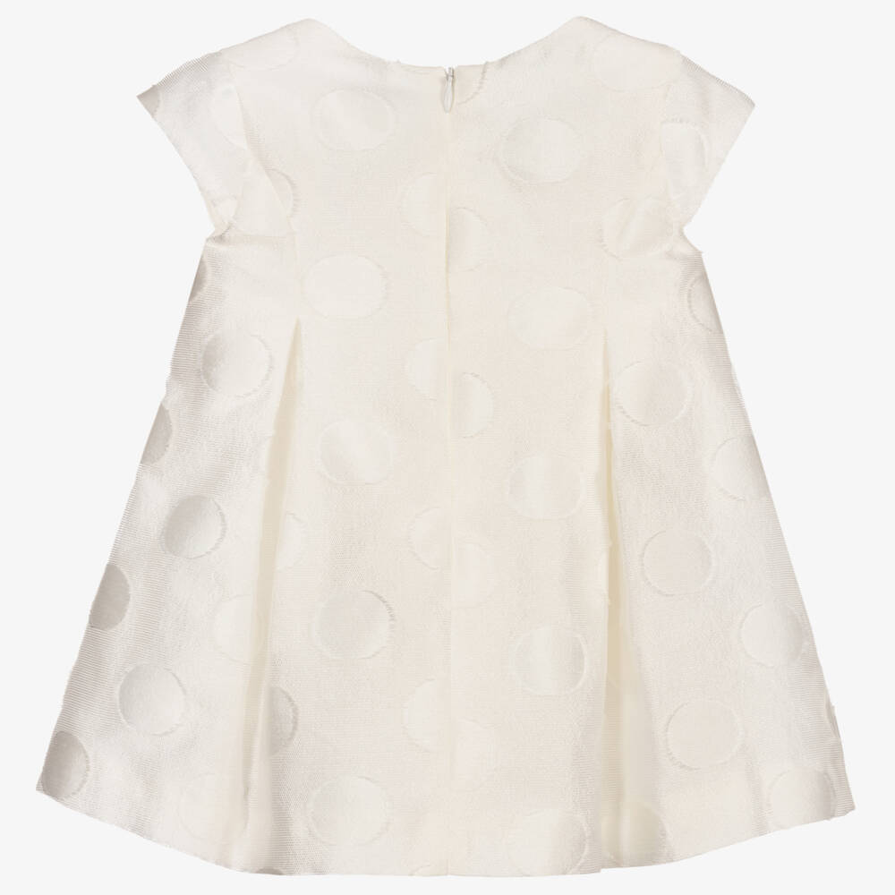 Mayoral-Girls Ivory Rose Dress | Childrensalon Outlet