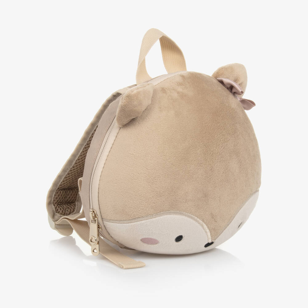 Mayoral-Girls Ivory Squirrel Mini Backpack | Childrensalon Outlet