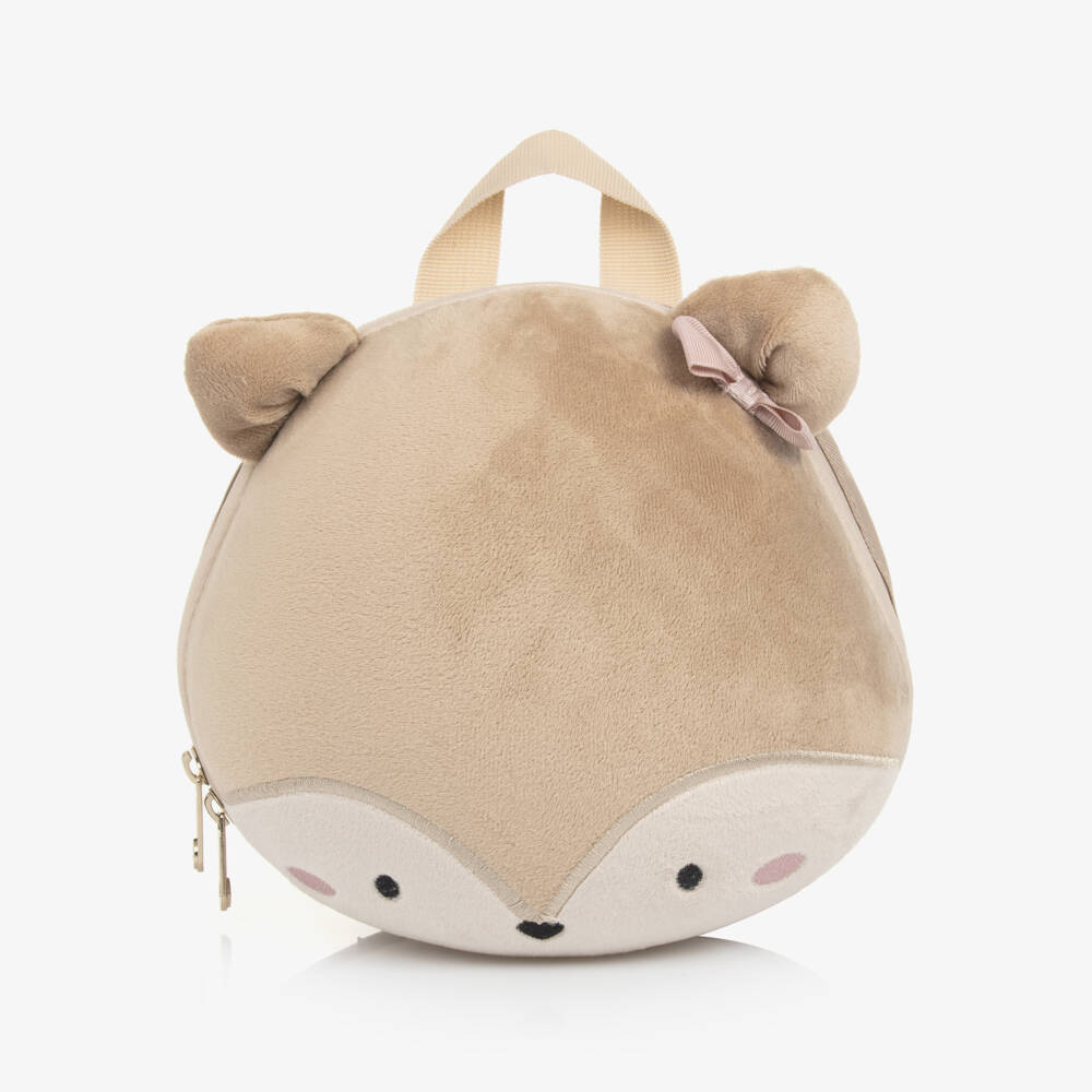 Mayoral-Girls Ivory Squirrel Mini Backpack | Childrensalon Outlet