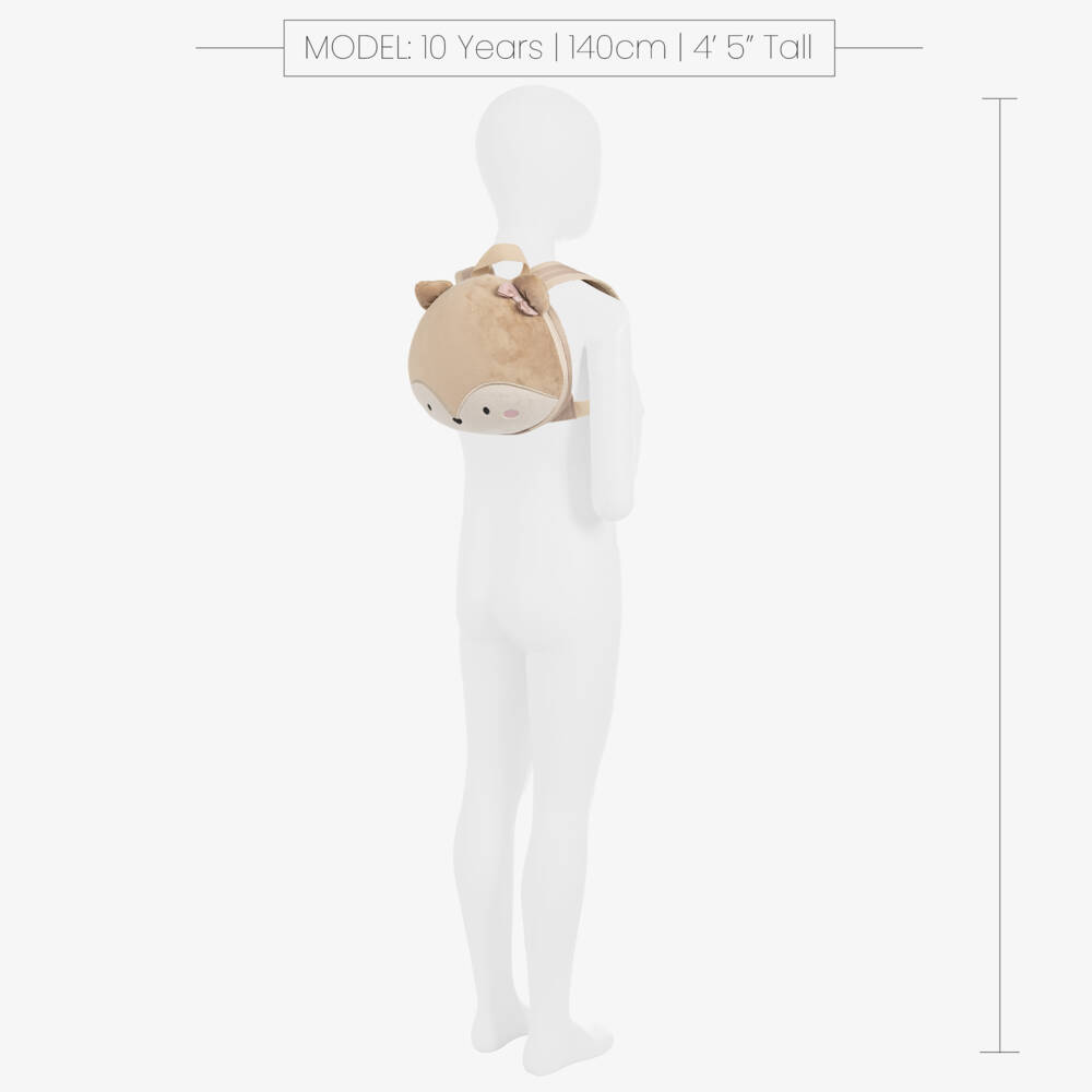 Mayoral-Girls Ivory Squirrel Mini Backpack | Childrensalon Outlet