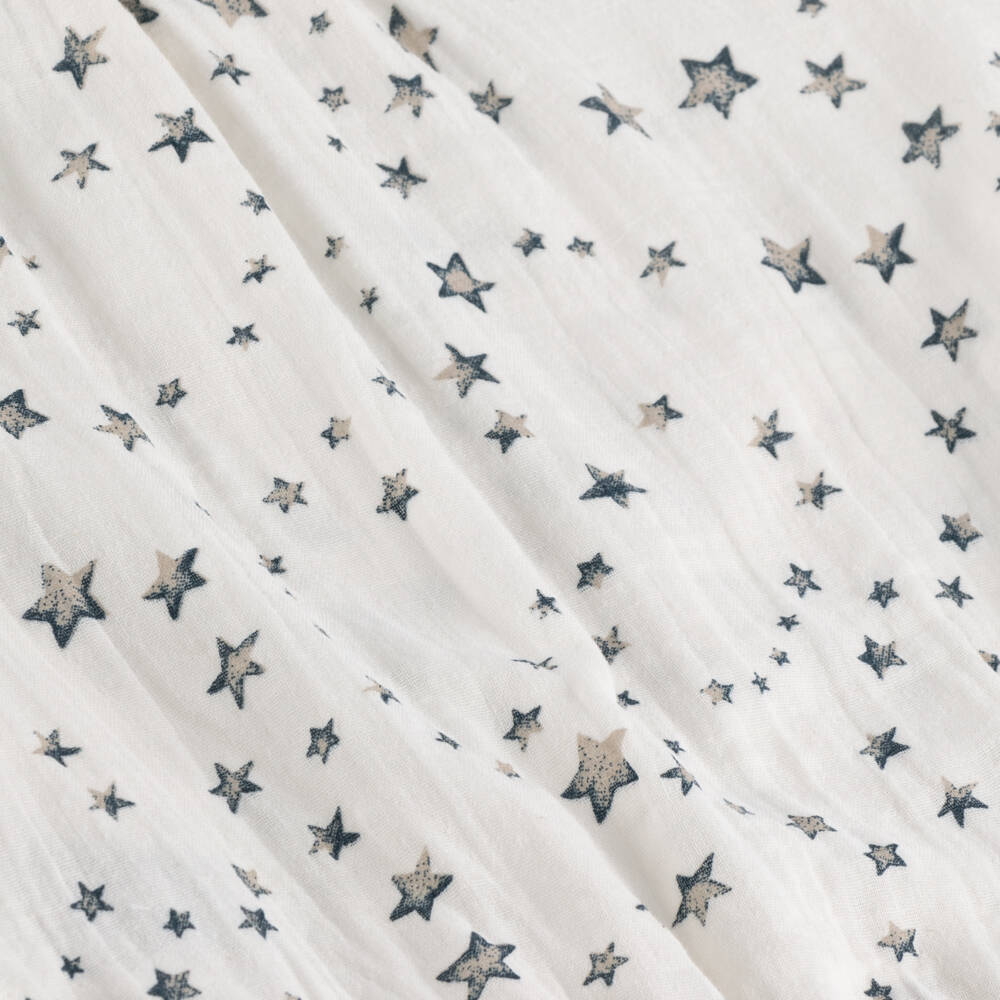 Mayoral-Girls Ivory Star Pattern Blouse | Childrensalon Outlet