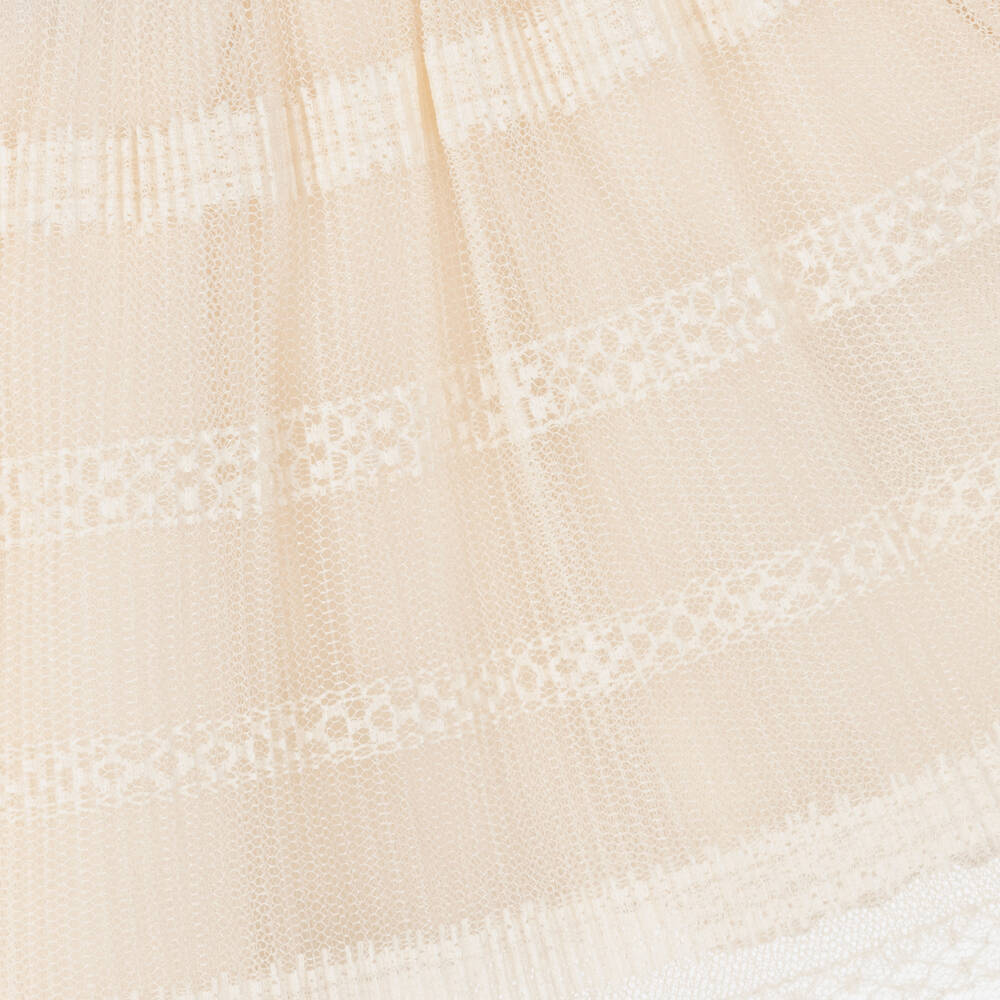 مايورال-فستان تول ودانتيل لون عاجي | Childrensalon Outlet