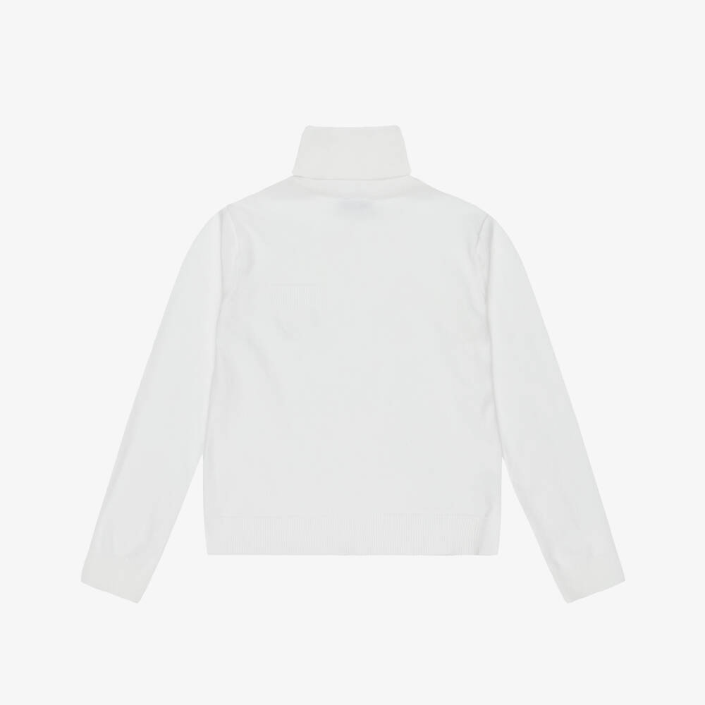 Mayoral-Girls Ivory Turtleneck Jumper | Childrensalon Outlet