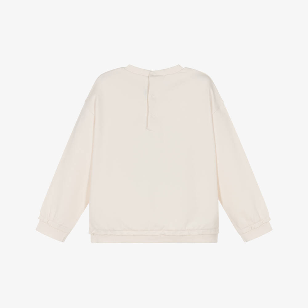 Mayoral-بلوزة بنات عاجية بنقشة الحمار الوحشي | Childrensalon Outlet