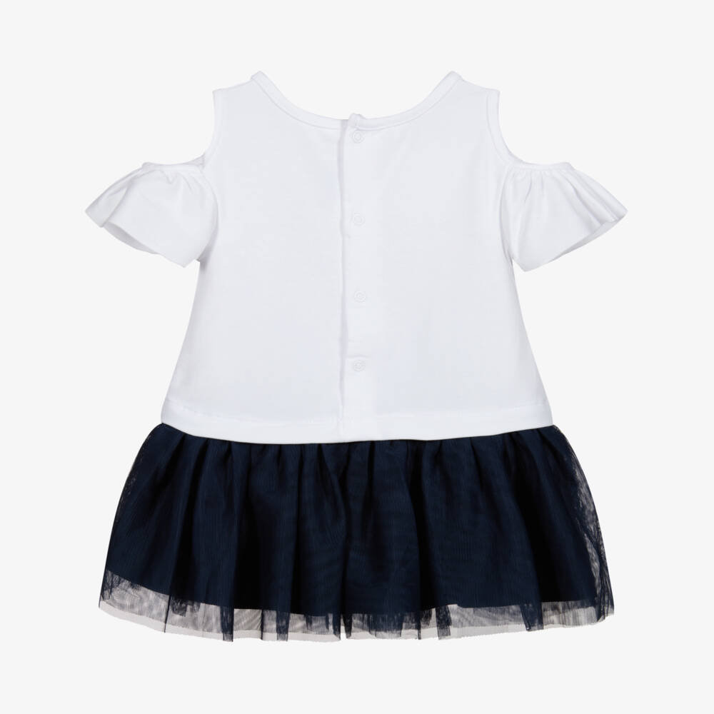 Mayoral-Платье из джерси и тюля для девочек | Childrensalon Outlet