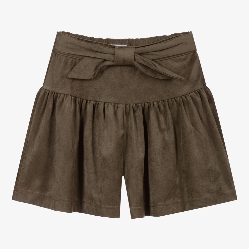 Mayoral - Girls Khaki Green Skort | Childrensalon