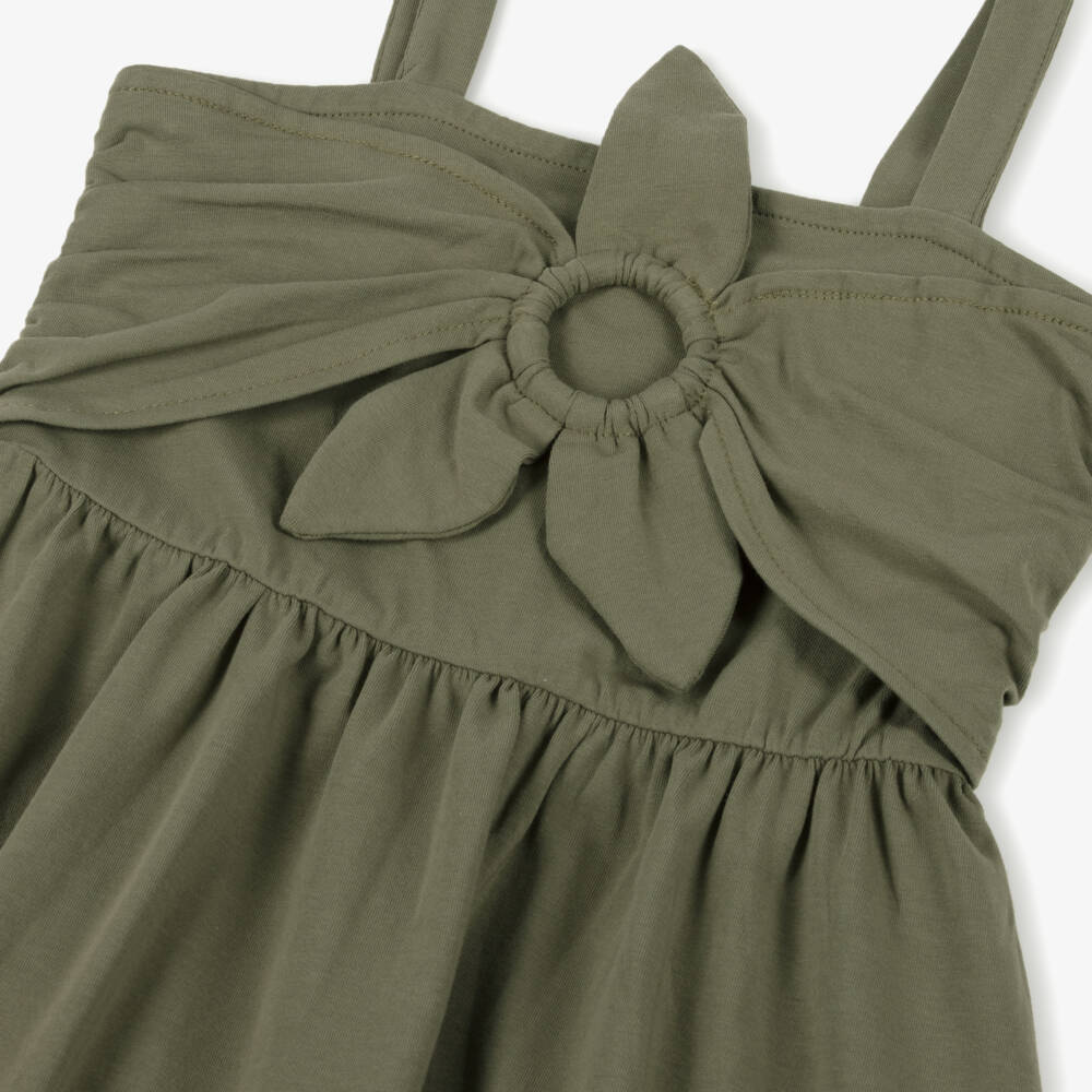 Mayoral-فستان صيفي كاكي للبنات | Childrensalon Outlet