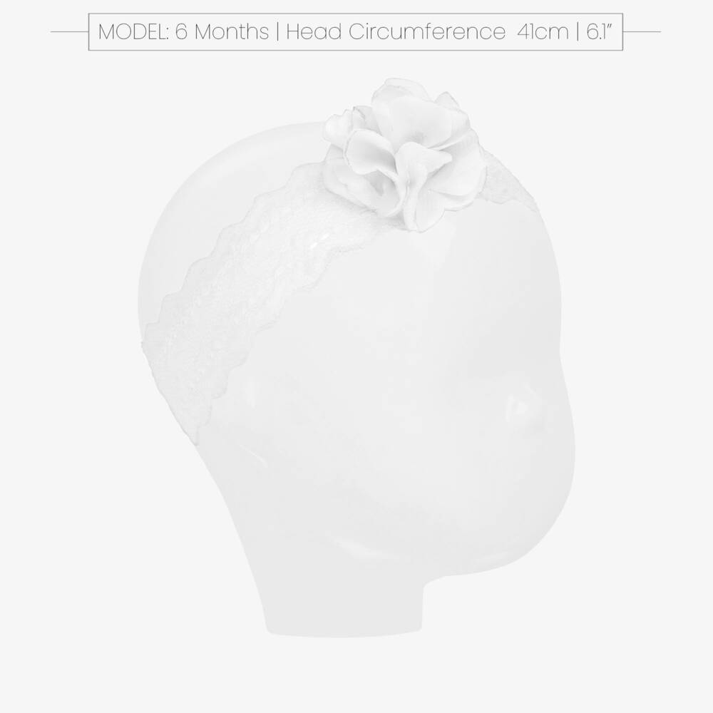 Mayoral Newborn-Girls Lace Adorned White Sock Set | Childrensalon Outlet