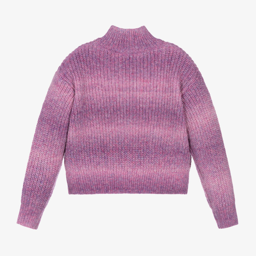 Mayoral-Girls Lavender Knit Jumper | Childrensalon Outlet