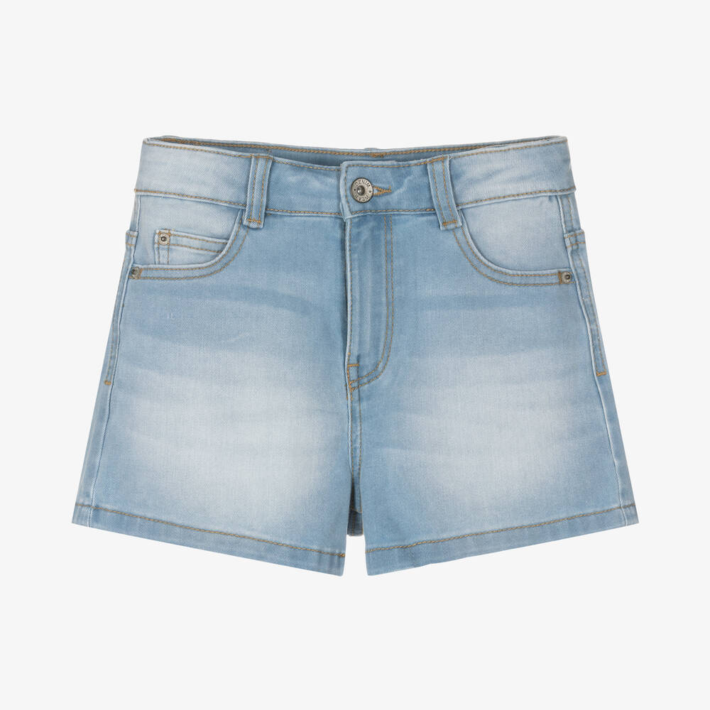 Mayoral - Голубые джинсовые шорты для девочек | Childrensalon